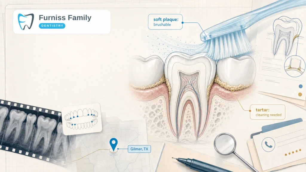 Dental Cleaning in Gilmer, TX: What Brushing Removes and What It Leaves Behind